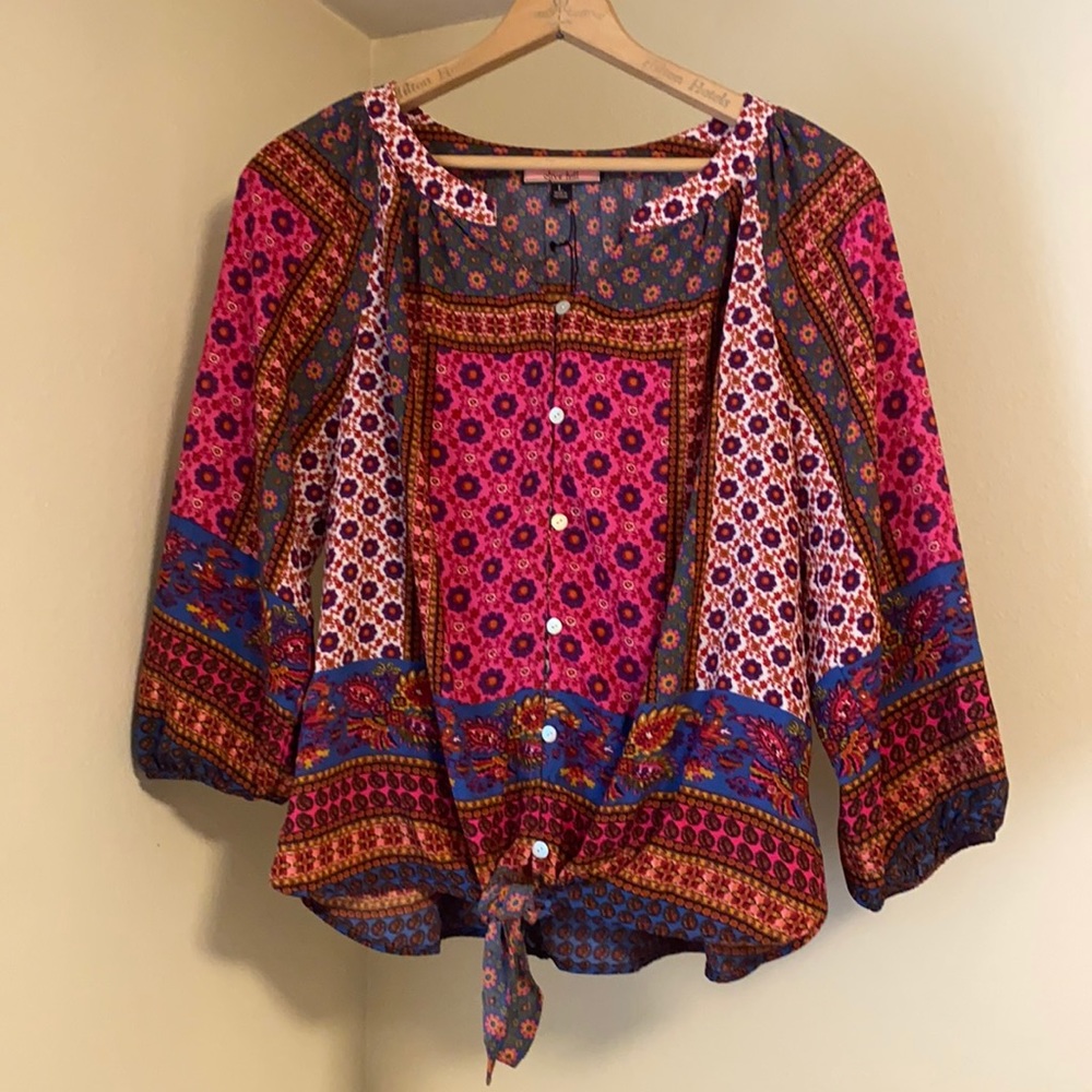 Floral print shirt
